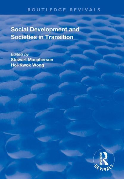 Social Development and Societies in Transition (eBook, PDF) Social Development and Societies in Transition (eBook, PDF)