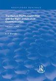 The Human Rights Committee and the Right of Individual Communication (eBook, ePUB)