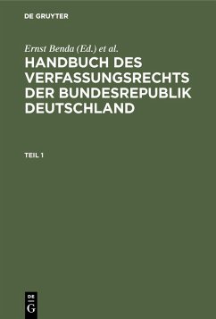 Cover Handbuch des Verfassungsrechts der Bundesrepublik Deutschland (eBook, PDF)