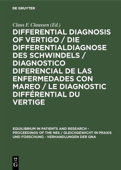 Cover Differential Diagnosis of Vertigo / Die Differentialdiagnose des Schwindels /Diagnostico diferencial de las enfermedades con mareo / Le diagnostic différential du vertige (eBook, PDF)
