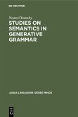 Studies on Semantics in Generative Grammar (eBook, PDF)