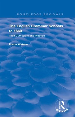 Cover The English Grammar Schools to 1660 (eBook, PDF)
