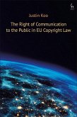 The Right of Communication to the Public in EU Copyright Law (eBook, PDF) The Right of Communication to the Public in EU Copyright Law (eBook, PDF)