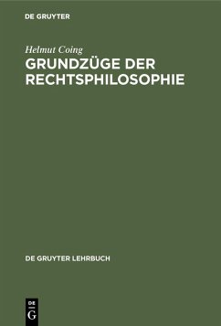 Cover Grundzüge der Rechtsphilosophie (eBook, PDF)