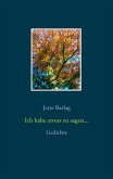 Ich habe etwas zu sagen... (eBook, ePUB)
