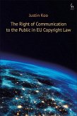 The Right of Communication to the Public in EU Copyright Law (eBook, ePUB)