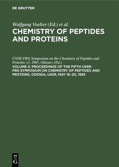 Cover Proceedings of the Fifth USSR-FRG Symposium on Chemistry of Peptides and Proteins, Odessa, USSR, May 16-20, 1985 (eBook, PDF)