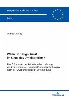 Wann ist Design Kunst im Sinne des Urheberrechts? (eBook, ePUB) - Aline Schmidt, Schmidt
