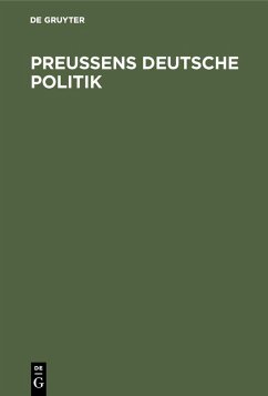 Cover Preußens Deutsche Politik (eBook, PDF)