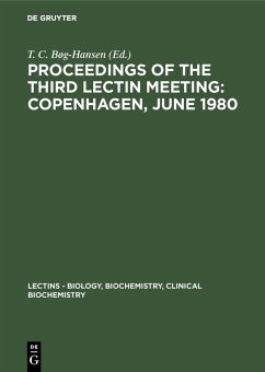 Cover Proceedings of the Third Lectin Meeting: Copenhagen, June 1980 (eBook, PDF)