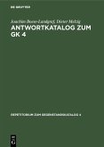 Antwortkatalog zum GK 4 (eBook, PDF)