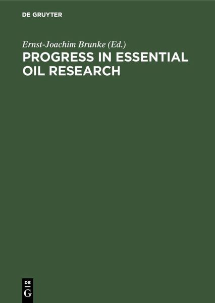 Progress in Essential Oil Research (eBook, PDF) Progress in Essential Oil Research (eBook, PDF)