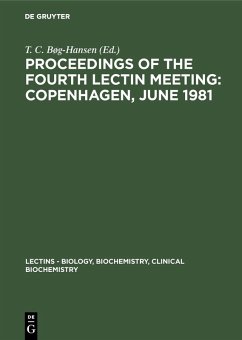 Cover Proceedings of the Fourth Lectin Meeting: Copenhagen, June 1981 (eBook, PDF)