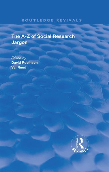 The A-Z of Social Research Jargon (eBook, ePUB)