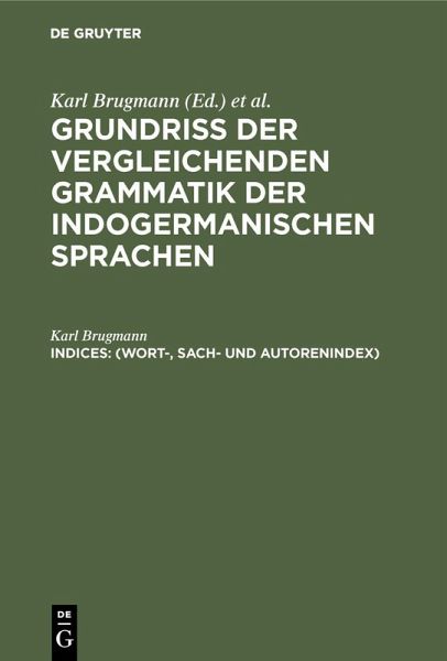 (Wort-, Sach- und Autorenindex) (eBook, PDF)
