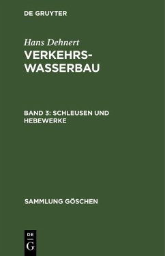 Cover Schleusen und Hebewerke (eBook, PDF)