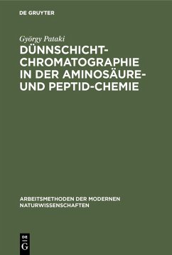 Cover Dünnschichtchromatographie in der Aminosäure- und Peptid-Chemie (eBook, PDF)