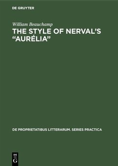 Cover The style of Nerval's 