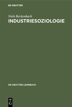 Cover Industriesoziologie (eBook, PDF)