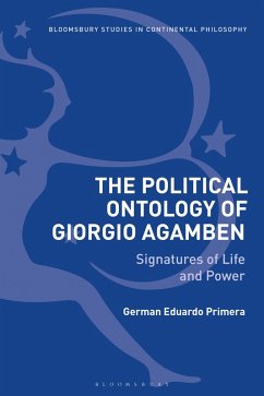 The Political Ontology of Giorgio Agamben (eBook, ePUB) - Primera, German Eduardo