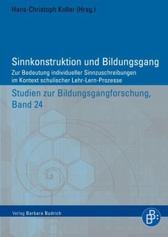 Sinnkonstruktion und Bildungsgang (eBook, PDF)