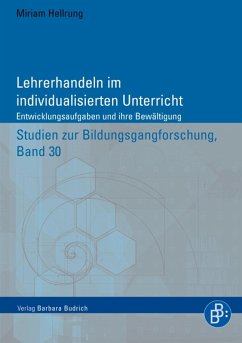 Cover Lehrerhandeln im individualisierten Unterricht (eBook, PDF)