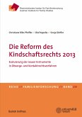 Die Reform des Kindschaftsrechts 2013 (eBook, PDF)