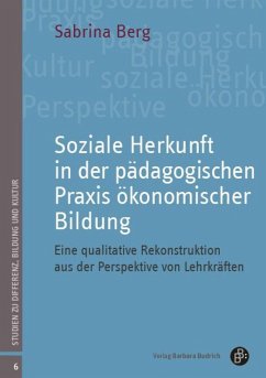 Cover Soziale Herkunft in der pädagogischen Praxis ökonomischer Bildung (eBook, PDF)
