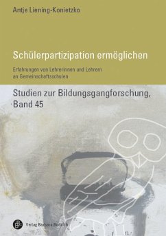 Schülerpartizipation ermöglichen (eBook, PDF) - Liening-Konietzko, Antje