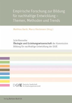 Empirische Forschung zur Bildung für nachhaltige Entwicklung – Themen, Methoden und Trends (eBook, PDF)