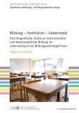 Bildung - Institution - Lebenswelt (eBook, PDF)