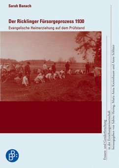 Der Ricklinger Fürsorgeprozess 1930 (eBook, PDF) - Banach, Sarah