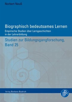 Biographisch bedeutsames Lernen (eBook, PDF) - Neuß, Norbert