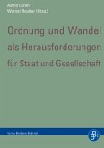 Ordnung und Wandel als Herausforderungen für Staat und Gesellschaft (eBook, PDF)