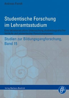 Studentische Forschung im Lehramtsstudium (eBook, PDF) - Feindt, Andreas