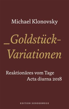 Goldstück-Variationen - Klonovsky, Michael