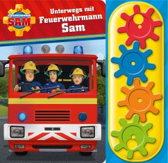 Cover Unterwegs mit Feuerwehrmann Sam, m. 4 Zahnräder
