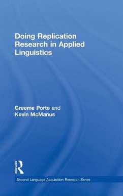 Doing Replication Research in Applied Linguistics - Porte, Graeme; McManus, Kevin