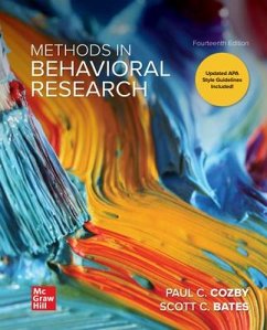 Loose Leaf for Methods in Behavioral Research - Cozby, Paul C; Bates, Scott