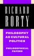 Philosophy as Cultural Politics: Volume... - Bild 1