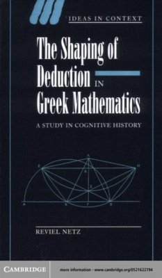 Shaping of Deduction in Greek Mathematics (eBook, PDF) - Netz, Reviel