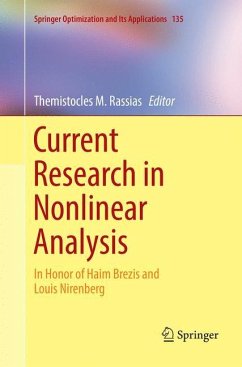 Current Research in Nonlinear Analysis