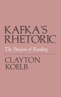 Kafka's Rhetoric (eBook, PDF)
