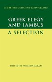 Greek Elegy and Iambus