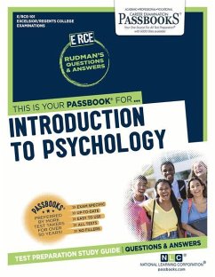 Introduction to Psychology (Rce-101): Passbooks Study Guide Volume 101 - National Learning Corporation