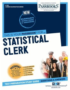 Statistical Clerk (C-762): Passbooks Study Guide Volume 762 - National Learning Corporation