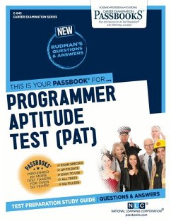Programmer Aptitude Test (Pat) (C-643): Passbooks Study Guide Volume 643 - National Learning Corporation