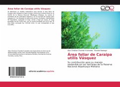 Área foliar de Caraipa utilis Vásquez Área foliar de Caraipa utilis Vásquez
