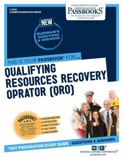 Qualifying Resources Recovery Operator (Qro) (C-3646): Passbooks Study Guide Volume 3646 - National Learning Corporation