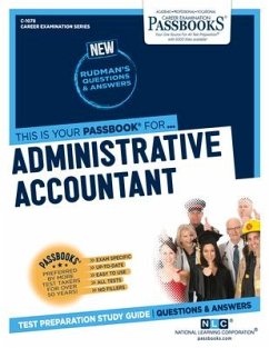 Administrative Accountant (C-1078): Passbooks Study Guide Volume 1078 - National Learning Corporation